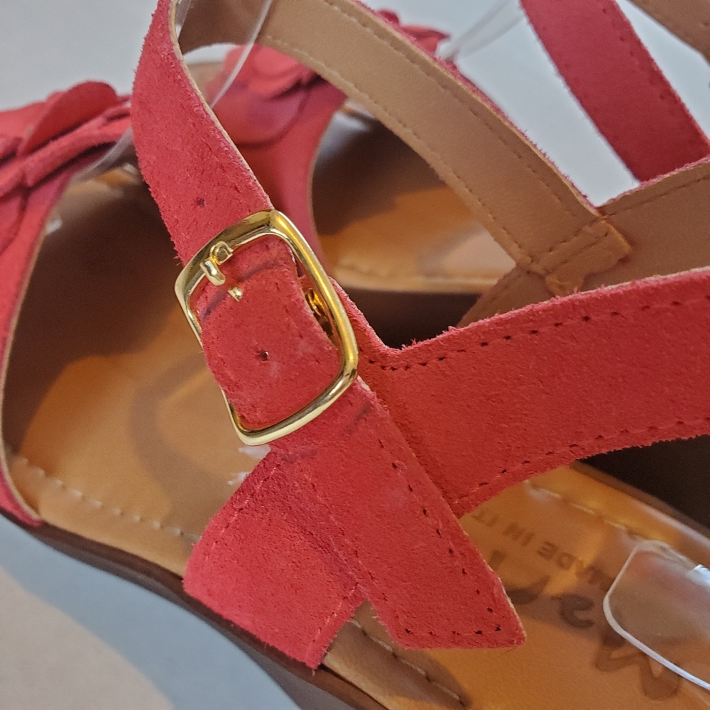 Mariella Suede Sandal Wedges - Picture 4 of 6